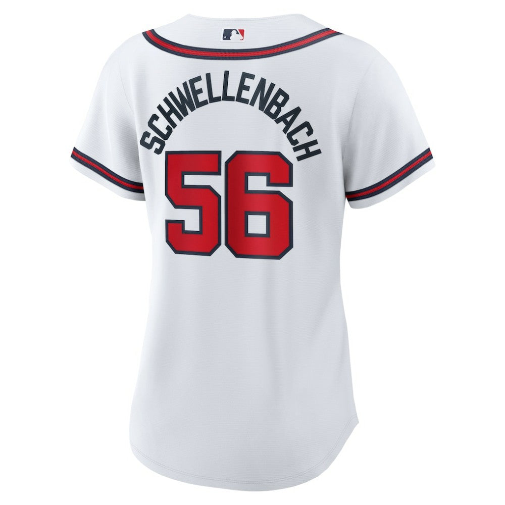 Spencer Schwellenbach Atlanta Braves Nike Women's Home Replica Jersey - MLB
