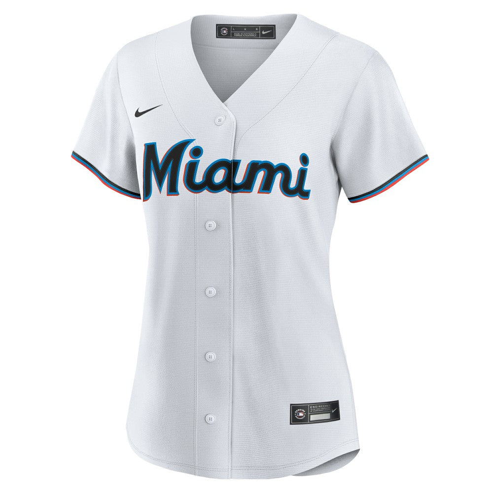 Connor Norby Miami Marlins Nike Women's Home Replica Jersey - MLB