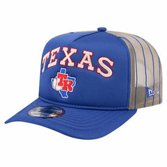 Texas Rangers New Era Vintage Arched Foam Front 9FIFTY A-Frame Adjustable Trucker Hat - MLB