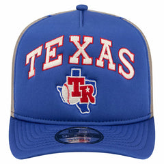 Texas Rangers New Era Vintage Arched Foam Front 9FIFTY A-Frame Adjustable Trucker Hat - MLB