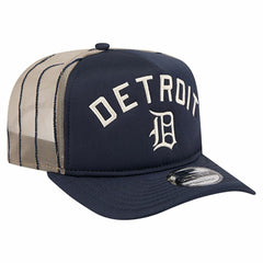 Detroit Tigers New Era Vintage Arched Foam Front 9FIFTY A-Frame Adjustable Trucker Hat - MLB