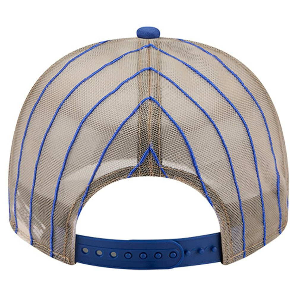 New York Mets New Era Vintage Arched Foam Front 9FIFTY A-Frame Adjustable Trucker Hat - MLB