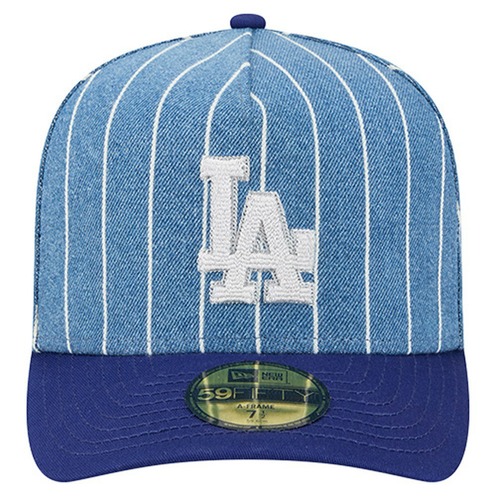 Los Angeles Dodgers New Era Parallel A-Frame 59FIFTY Fitted Hat - MLB