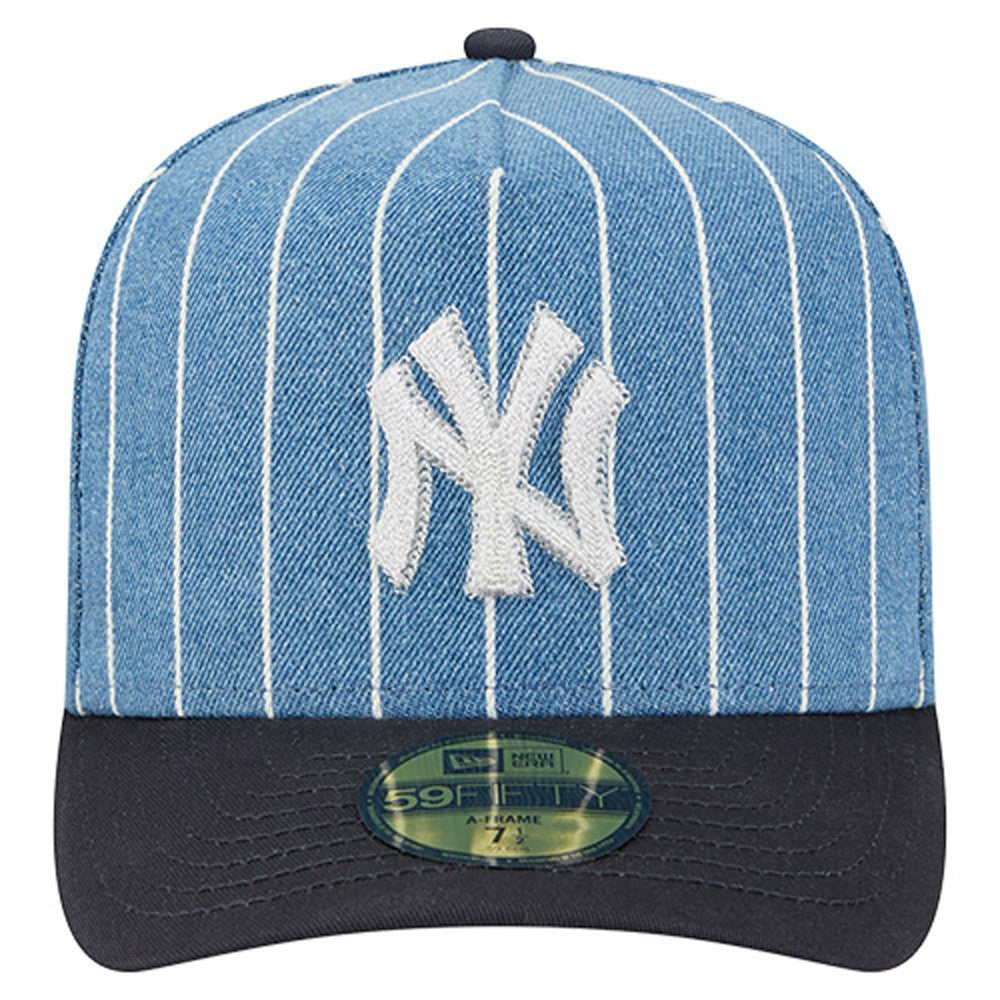 New York Yankees New Era Parallel A-Frame 59FIFTY Fitted Hat - MLB