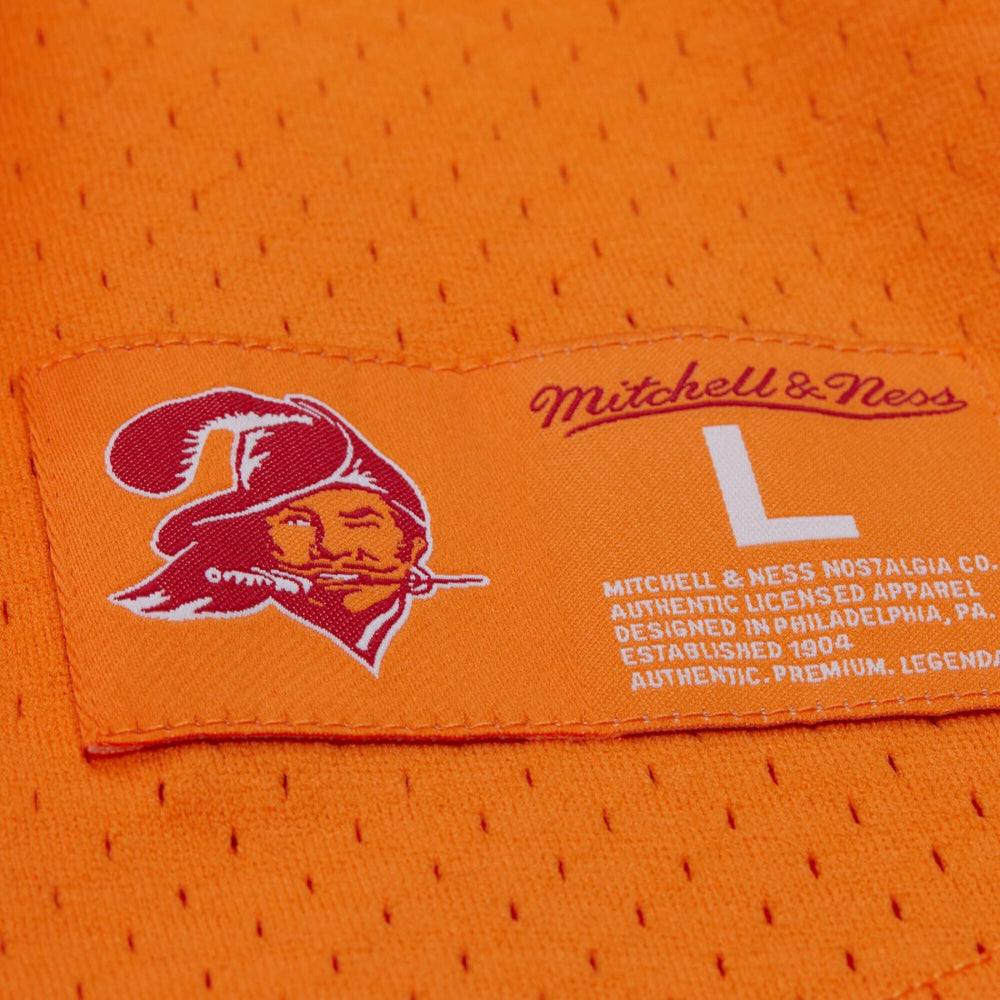 Warren Sapp Tampa Bay Buccaneers Retired Player Name & Number Mesh Top Orange | Mitchell & Ness