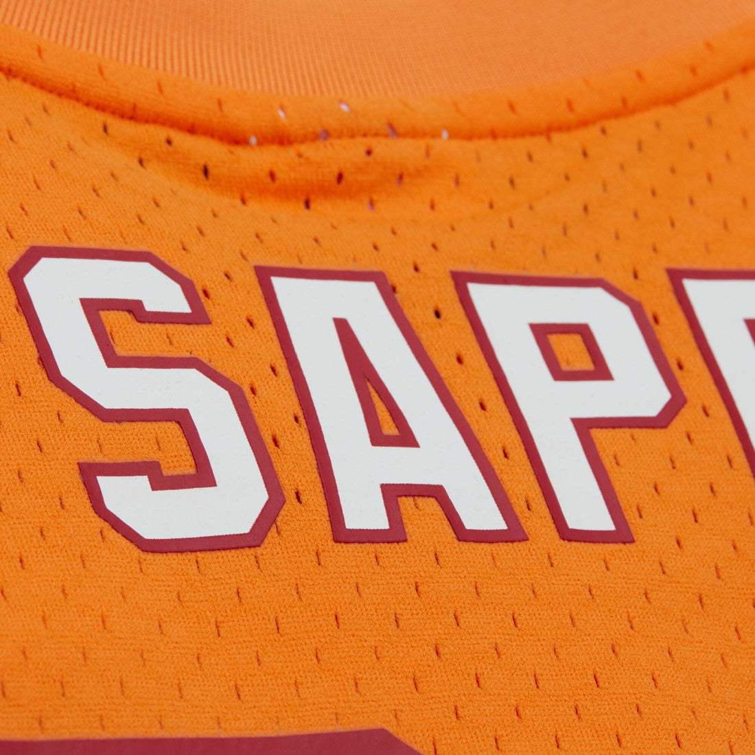 Warren Sapp Tampa Bay Buccaneers Retired Player Name & Number Mesh Top Orange | Mitchell & Ness