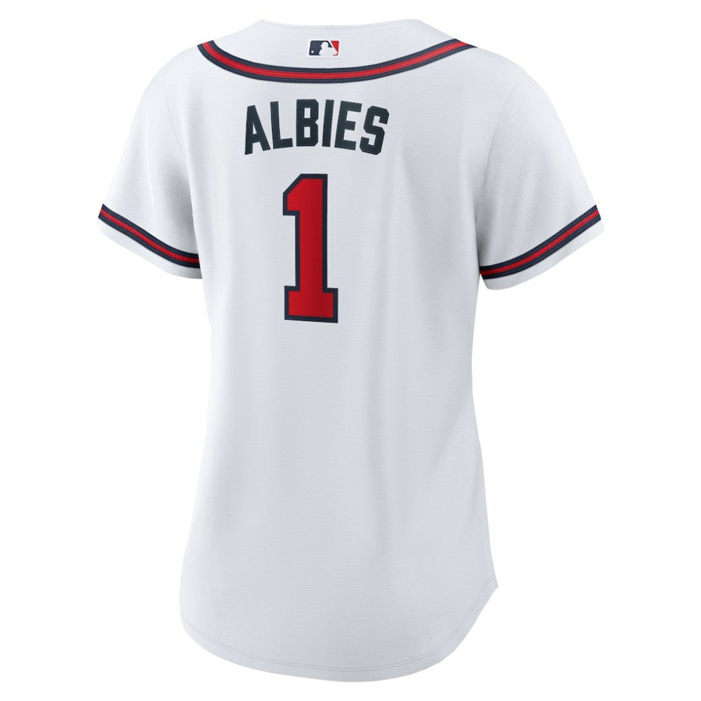 Ozzie Albies Atlanta Braves Nike Women's Home Replica Jersey - MLB