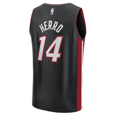Tyler Herro Miami Heat Fast Break Replica Player Jersey Black Icon Edition - NBA