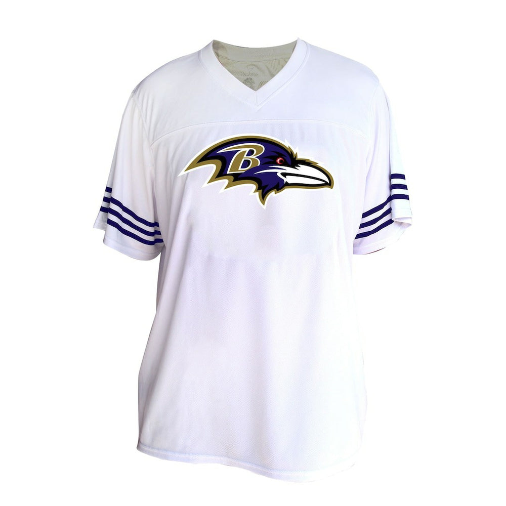 Lamar Jackson Baltimore Ravens Women's Plus Size Fashion Jersey White | Fanatics