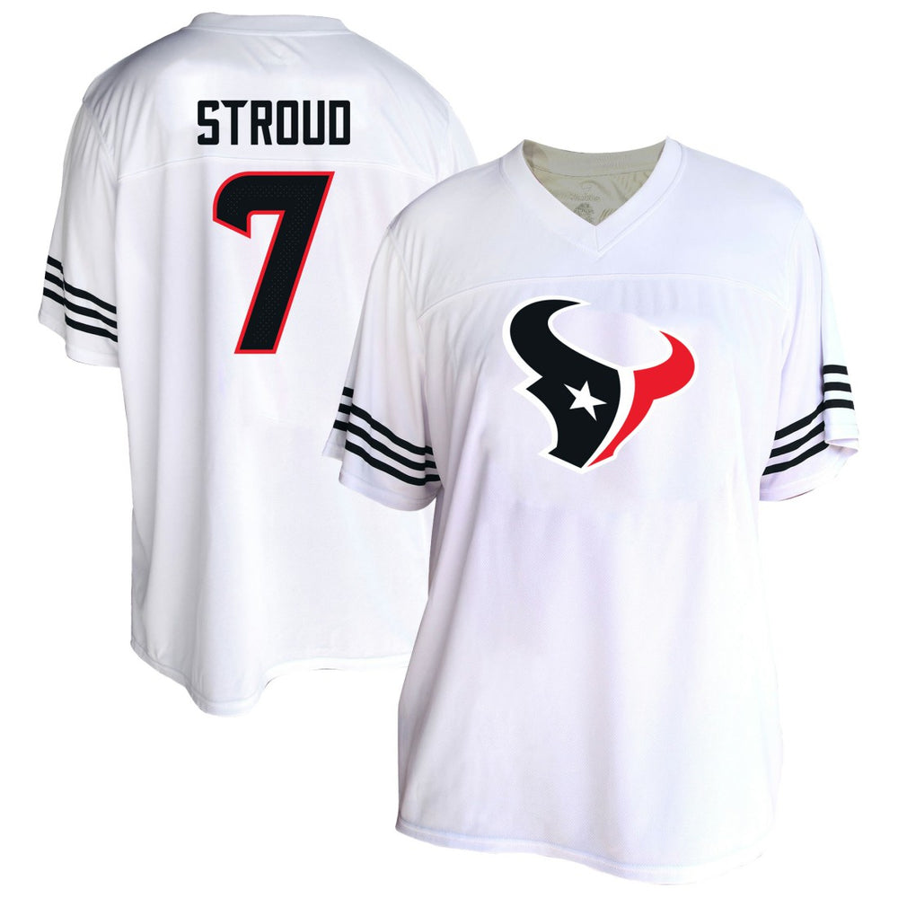C.J. Stroud Houston Texans Women's Plus Size Fashion Jersey White | Fanatics