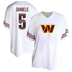 Jayden Daniels Washington Commanders Women's Plus Size Fashion Jersey White | Fanatics