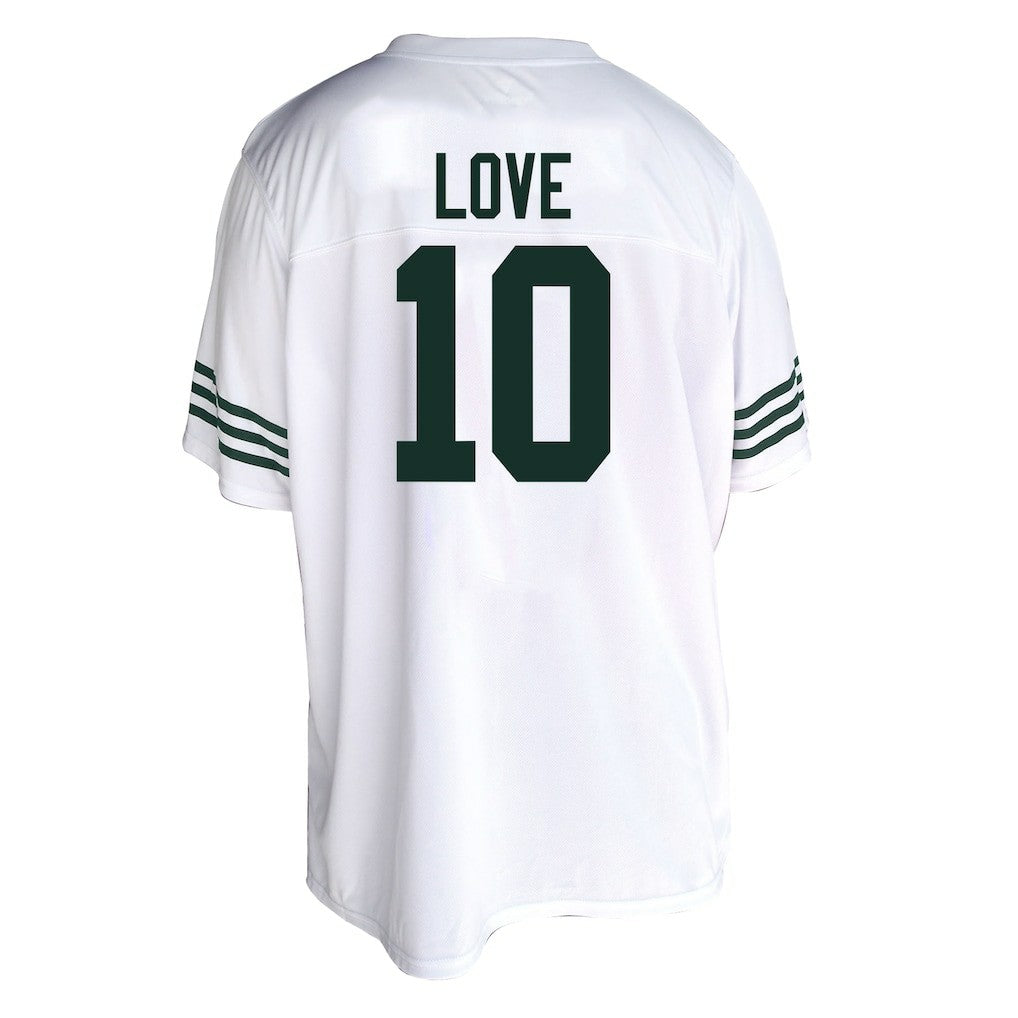 Jordan Love Green Bay Packers Women's Plus Size Fashion Jersey White | Fanatics