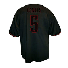 Jayden Daniels Washington Commanders Big & Tall Baseball Button-Up Shirt Black | Fanatics