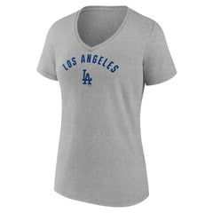 Los Angeles Dodgers Fanatics Women's V-Neck T-Shirt - MLB