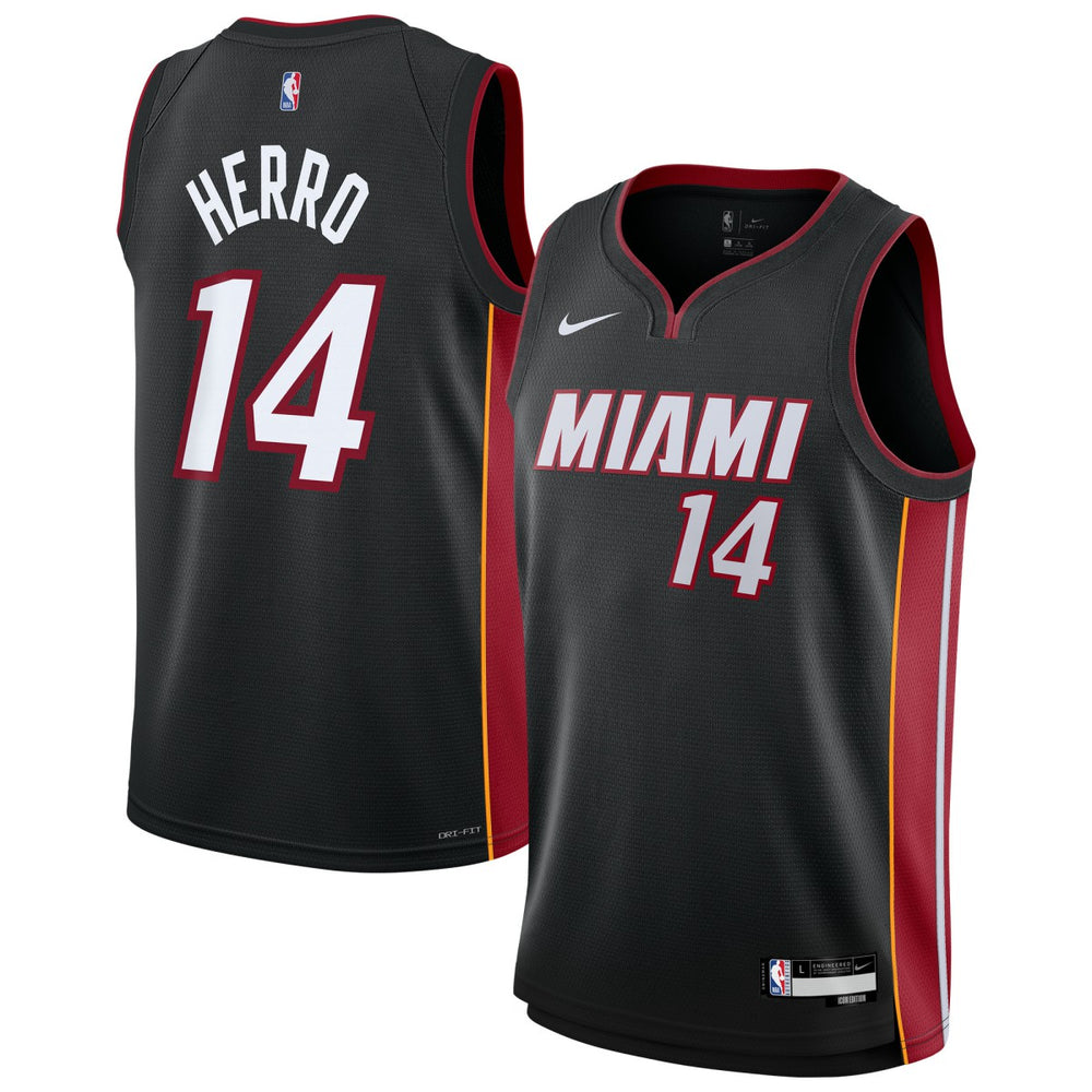Tyler Herro Miami Heat Youth Swingman Jersey Icon Edition Black - NBA