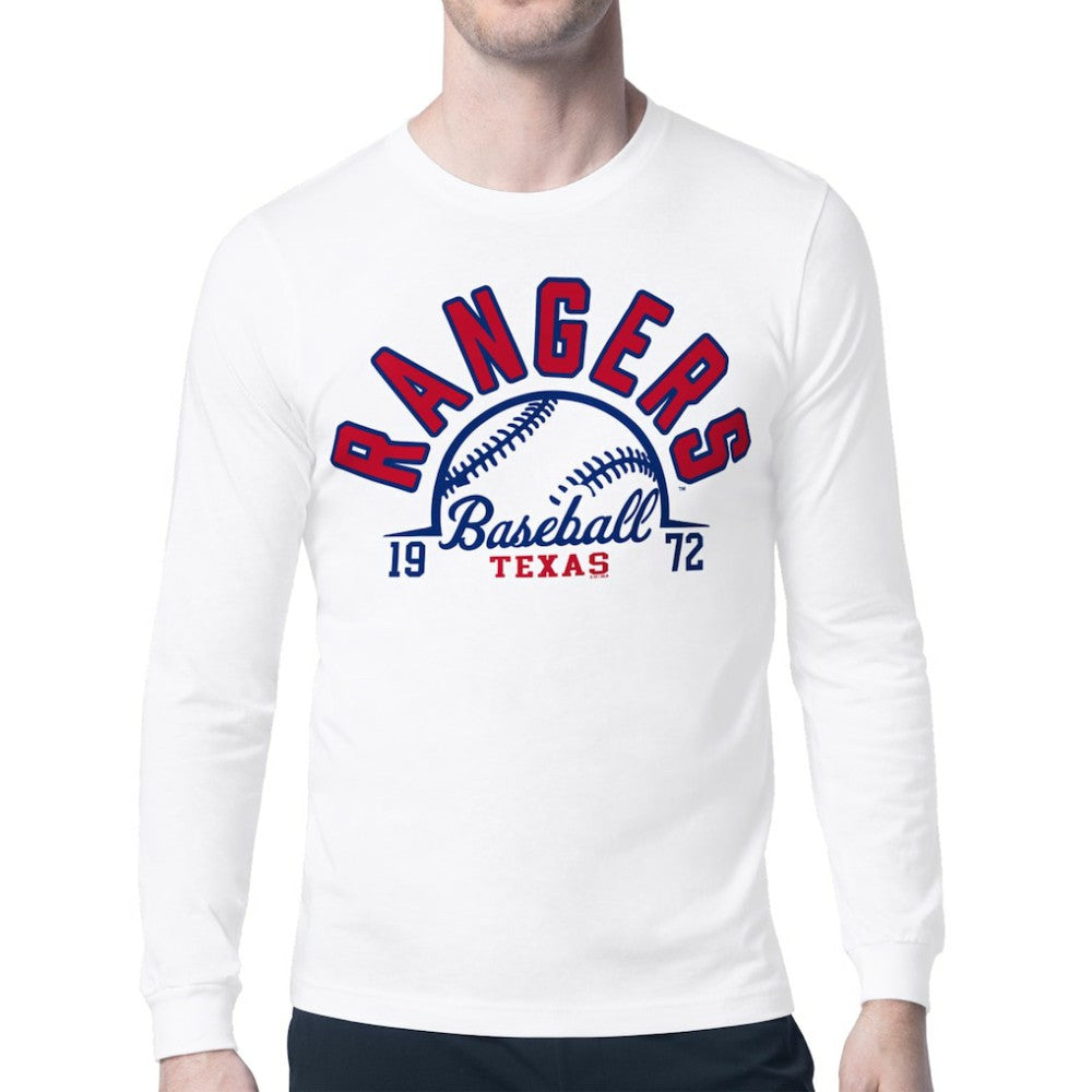 Texas Rangers Starter Half Ball Team Graphic Long Sleeve T-Shirt - MLB