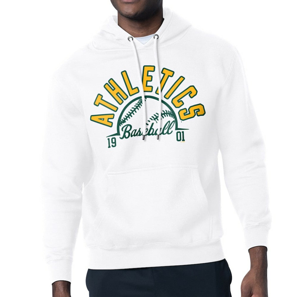 Athletics Starter Half Ball Team Graphic Pullover Hoodie - MLB