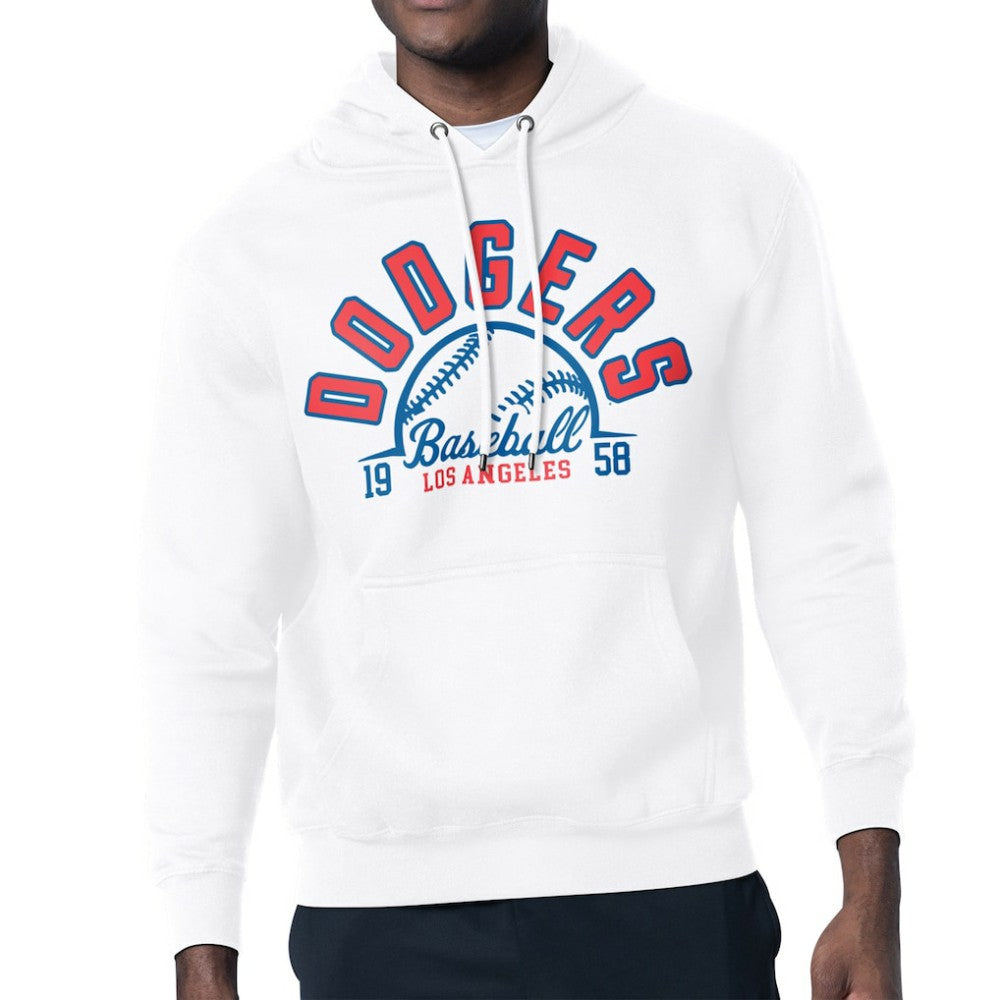 Los Angeles Dodgers Starter Half Ball Team Graphic Pullover Hoodie - MLB