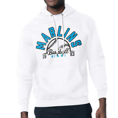 Miami Marlins Starter Half Ball Team Graphic Pullover Hoodie - MLB