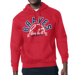 Atlanta Braves Starter Half Ball Team Graphic Pullover Hoodie - MLB