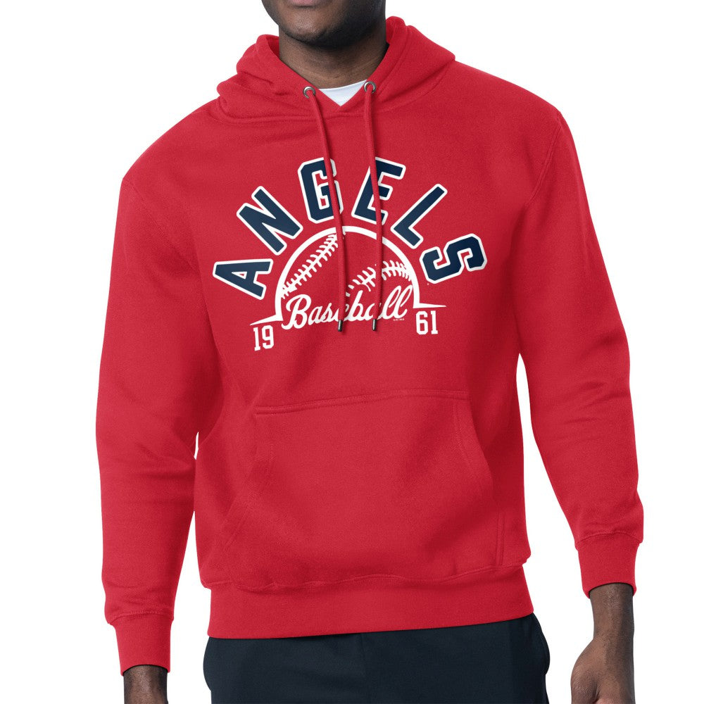 Los Angeles Angels Starter Half Ball Team Graphic Pullover Hoodie - MLB