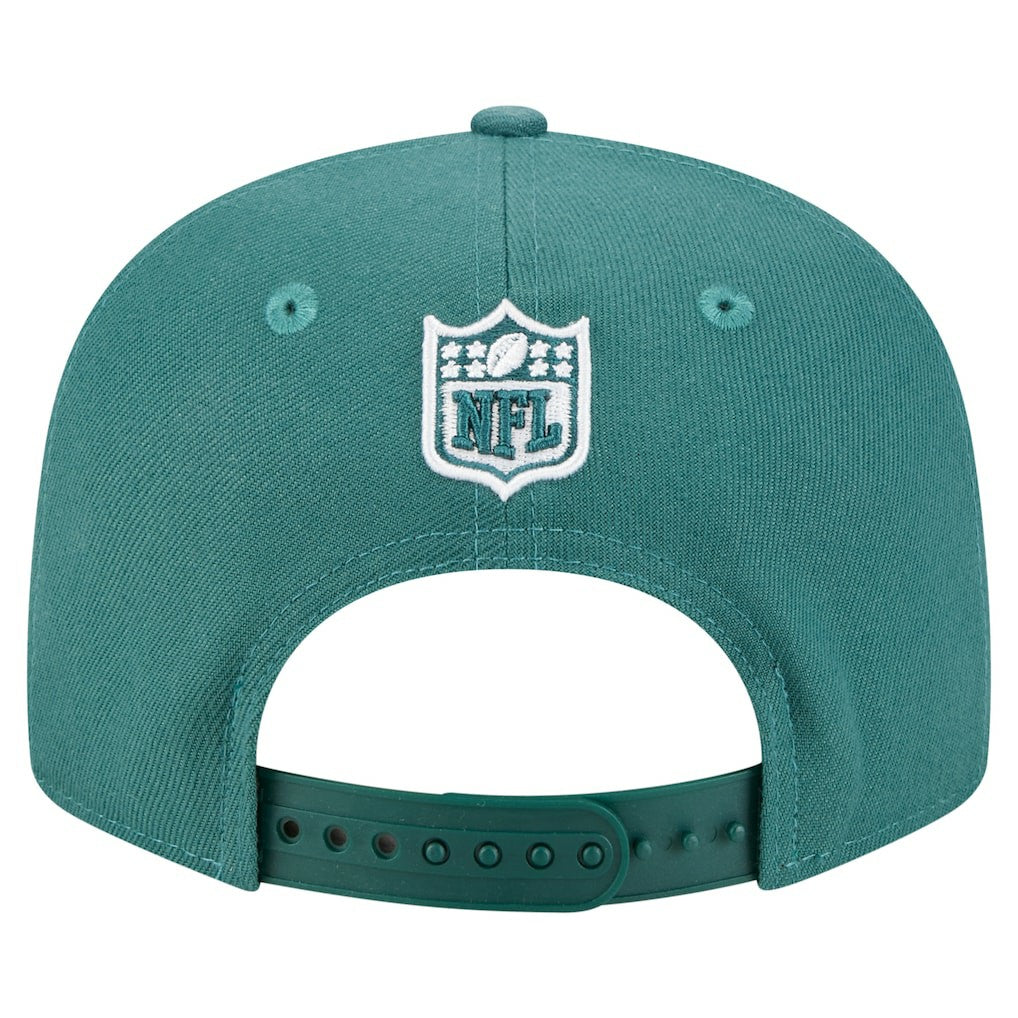 Philadelphia Eagles New Era Super Bowl LIX Champions 9FIFTY Snapback Hat Midnight Green | NFL
