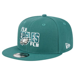 Philadelphia Eagles New Era Super Bowl LIX Champions Side Patch 9FIFTY Snapback Hat Midnight Green | NFL