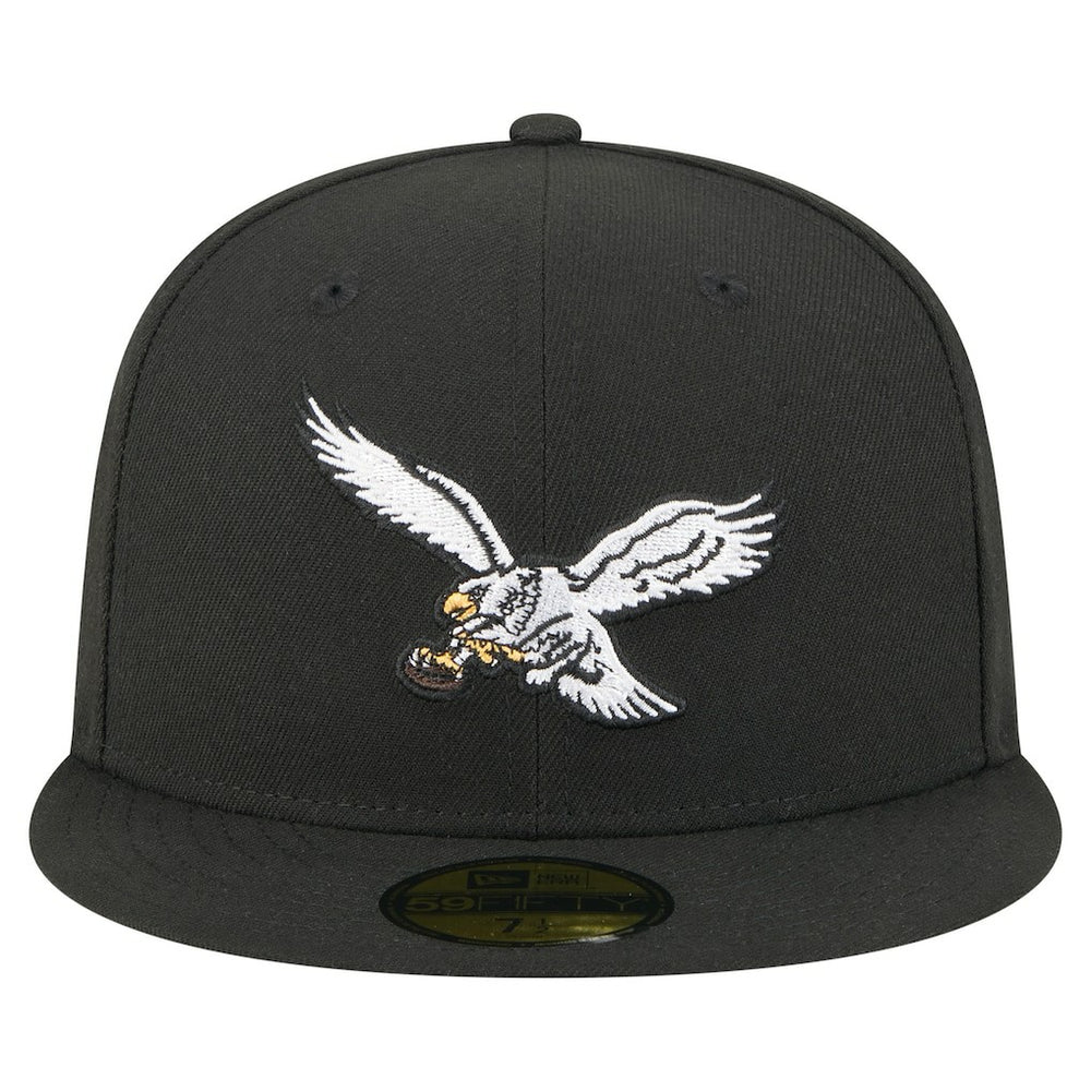 Philadelphia Eagles New Era Super Bowl LIX Champions Historic Side Patch 59FIFTY Fitted Hat Black | NFL