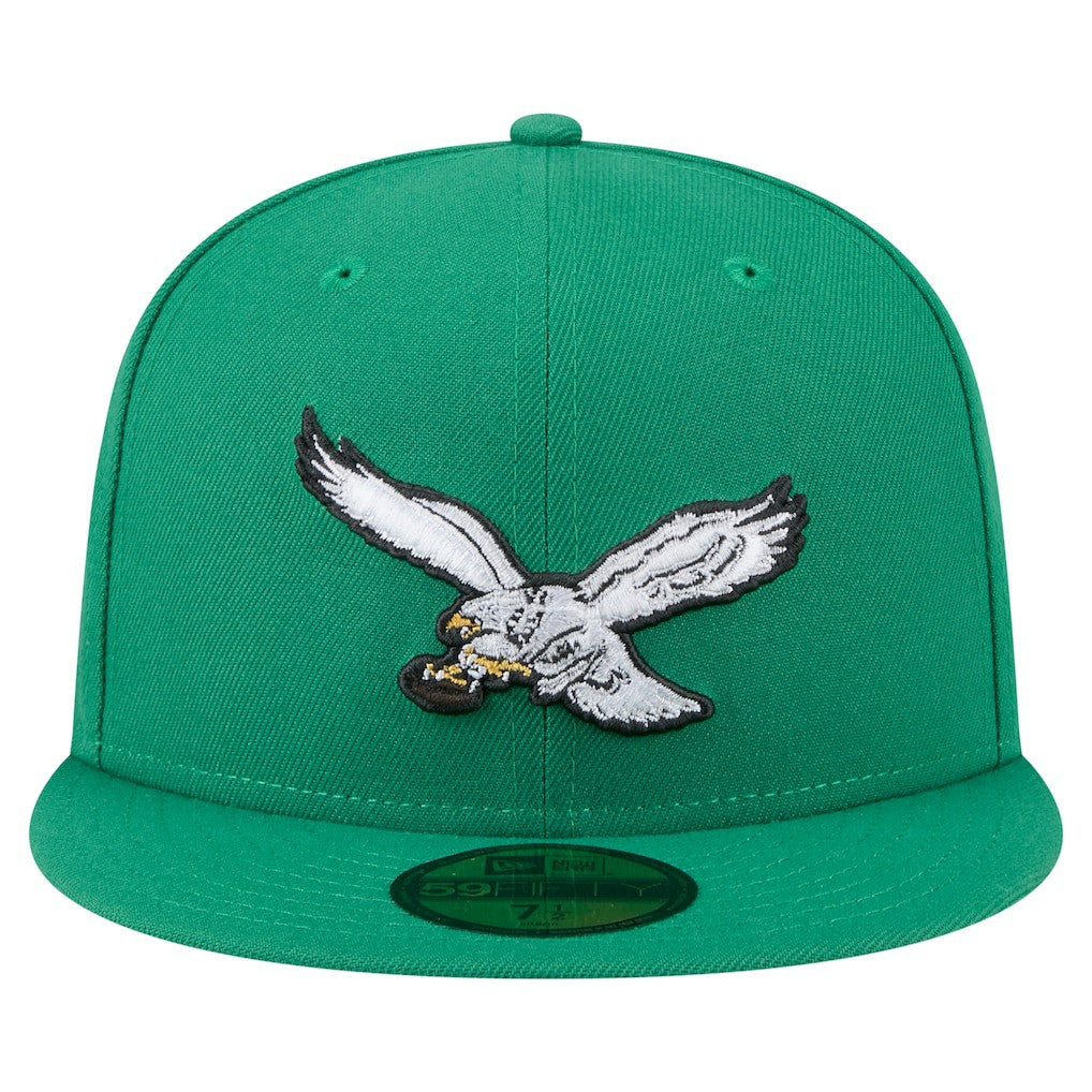 Philadelphia Eagles New Era Super Bowl LIX Champions Historic Side Patch 59FIFTY Fitted Hat Kelly Green | NFL