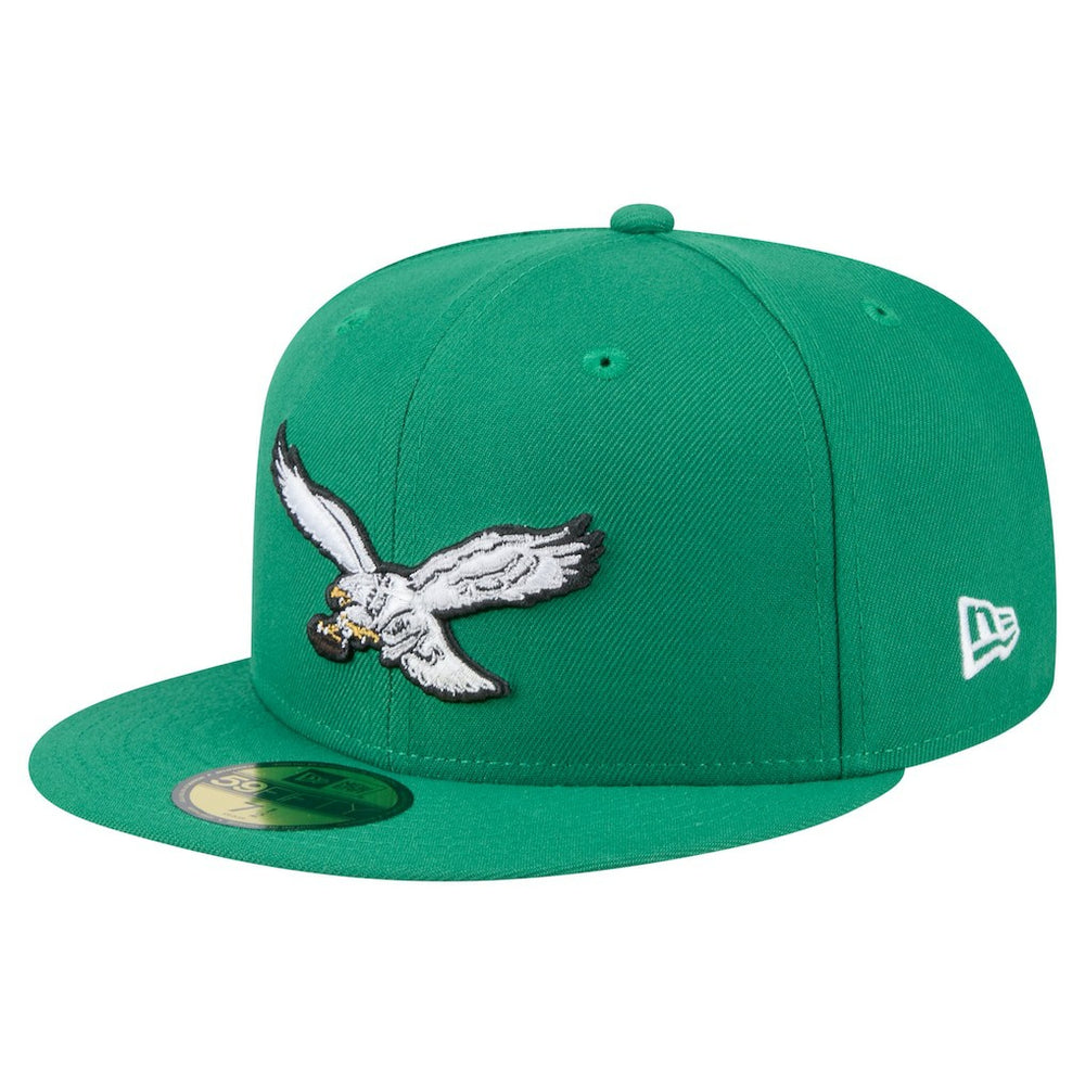 Philadelphia Eagles New Era Super Bowl LIX Champions Historic Side Patch 59FIFTY Fitted Hat Kelly Green | NFL