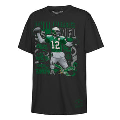 Randall Cunningham Philadelphia Eagles Youth Star Player T-Shirt Black | Mitchell & Ness