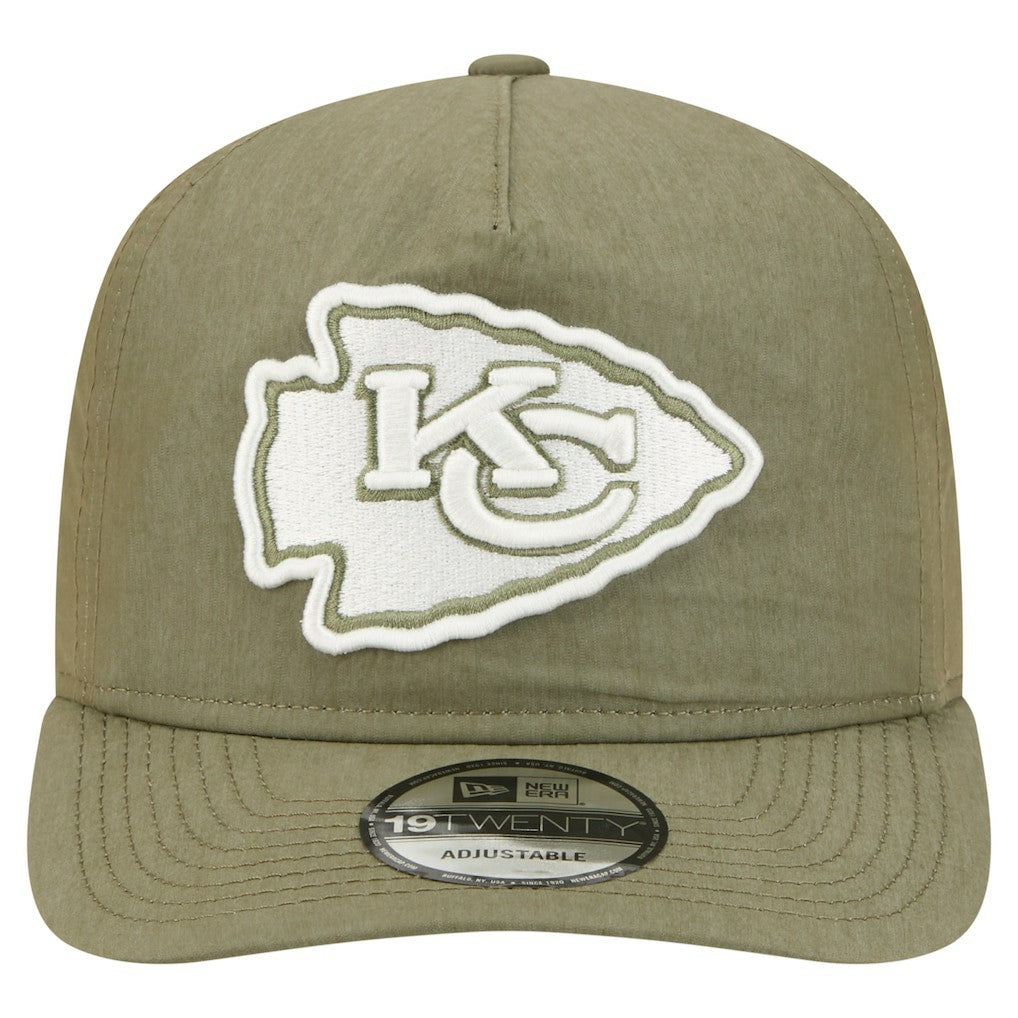 Kansas City Chiefs New Era Nylon 19TWENTY Adjustable Hat Olive | NFL