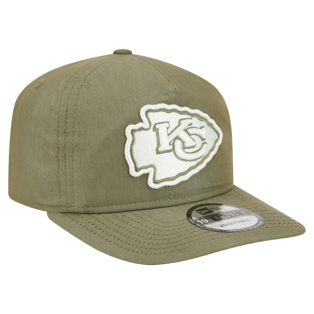 Kansas City Chiefs New Era Nylon 19TWENTY Adjustable Hat Olive | NFL