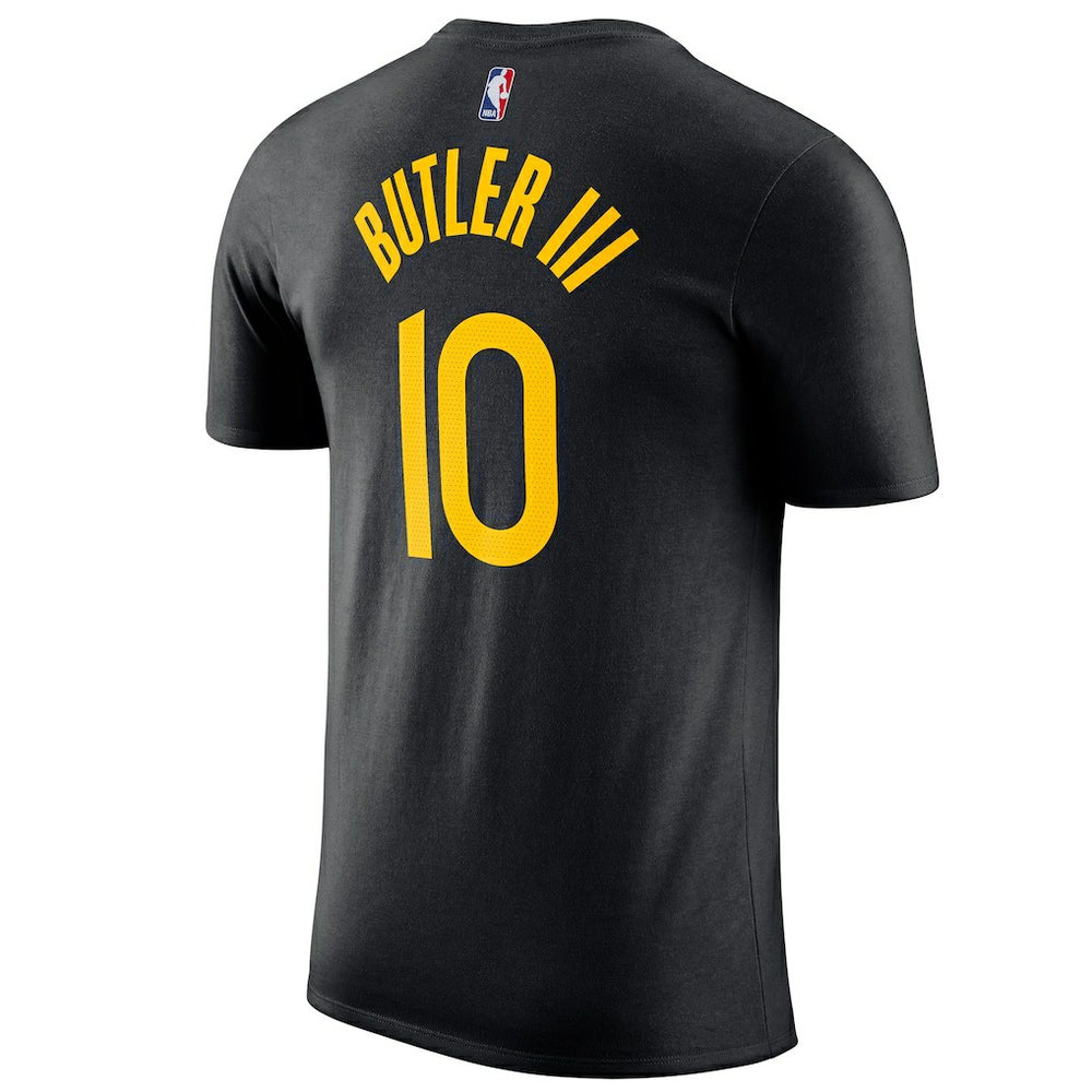 Jimmy Butler III Golden State Warriors Jordan Brand Statement Edition Name & Number T-Shirt Black - NBA