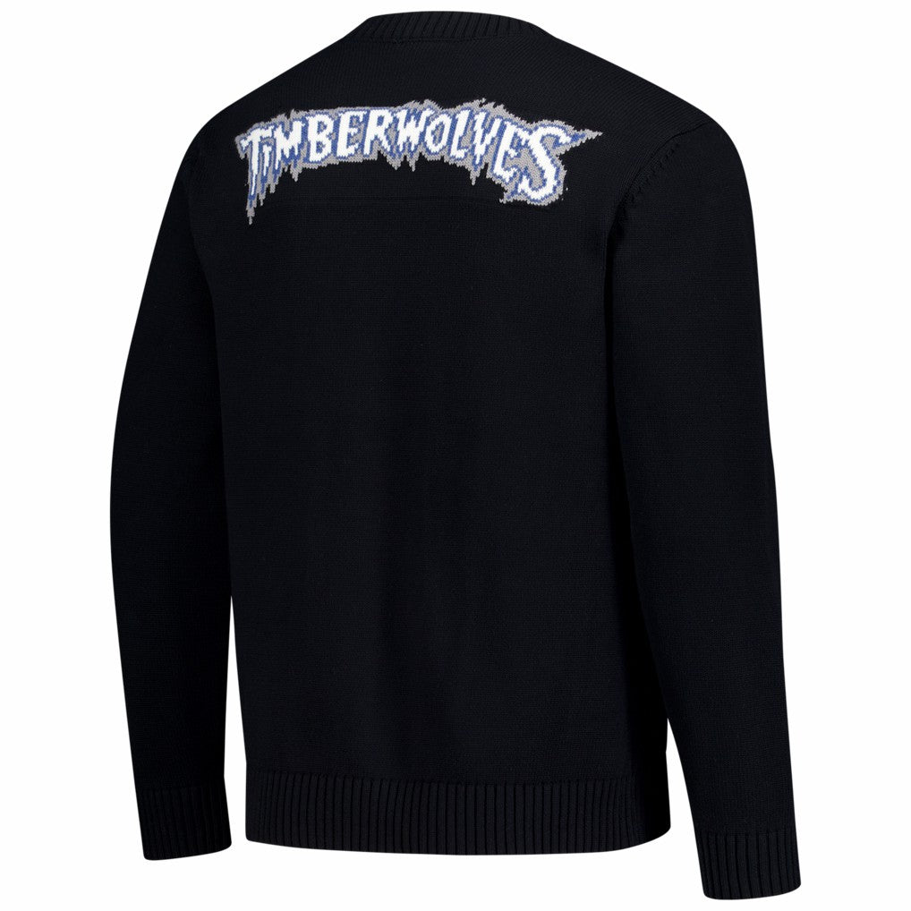 Minnesota Timberwolves The Wild Collective Unisex City Edition Full-Button Cardigan Black - NBA