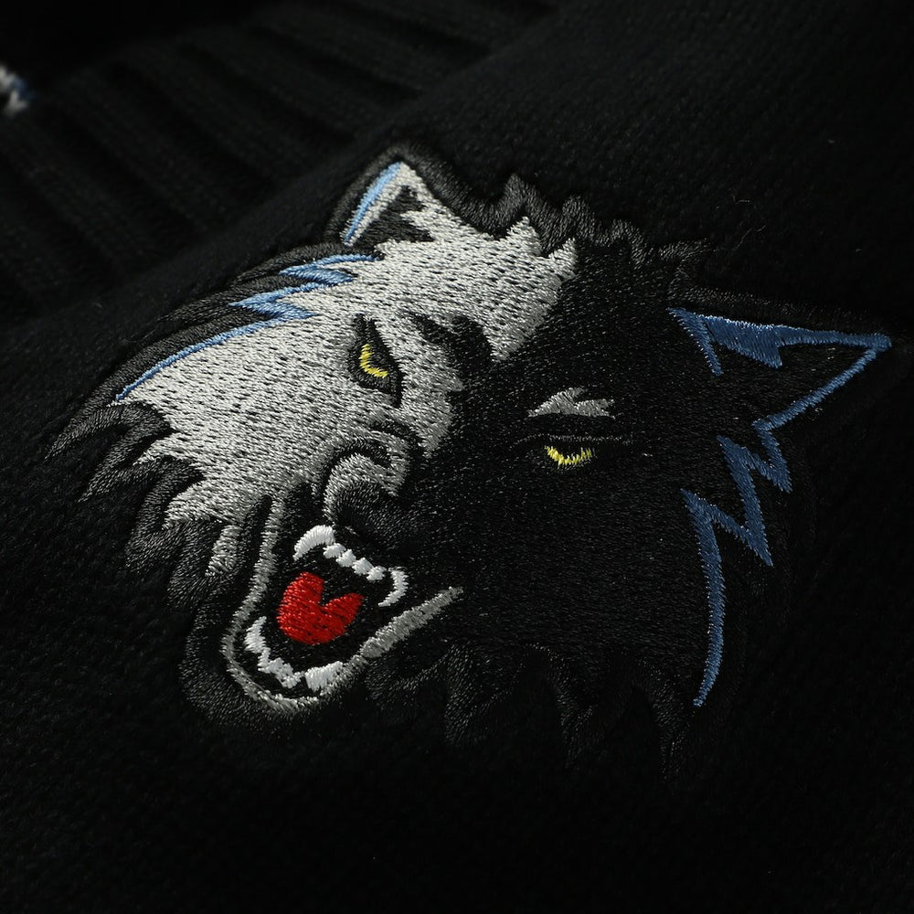Minnesota Timberwolves The Wild Collective Unisex City Edition Full-Button Cardigan Black - NBA