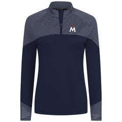 Minnesota Twins Levelwear Women's Classic Stripes Insignia 2.0 Raglan Quarter-Zip Top - MLB