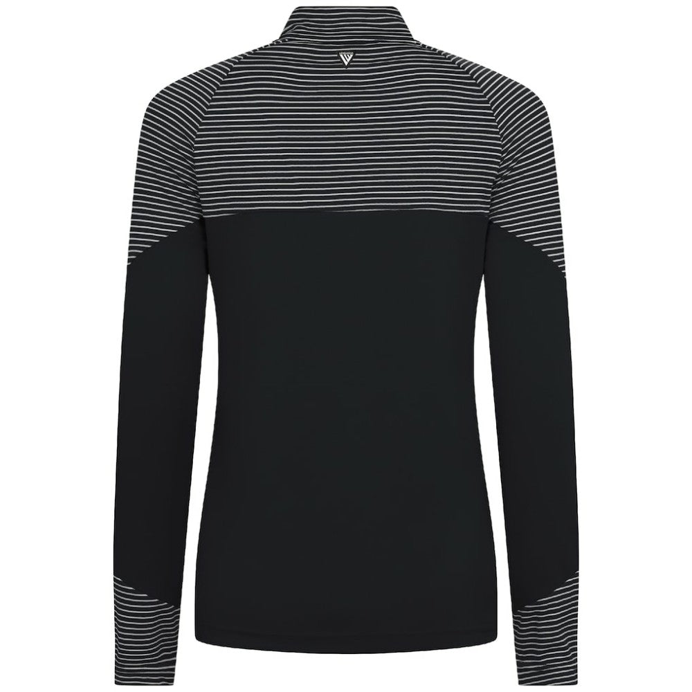 San Francisco Giants Levelwear Women's Classic Stripes Insignia 2.0 Raglan Quarter-Zip Top - MLB