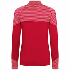 St. Louis Cardinals Levelwear Women's Classic Stripes Insignia 2.0 Raglan Quarter-Zip Top - MLB