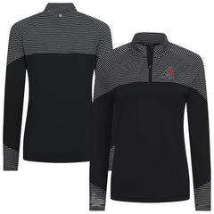 Arizona Diamondbacks Levelwear Women's Classic Stripes Insignia 2.0 Raglan Quarter-Zip Top - MLB