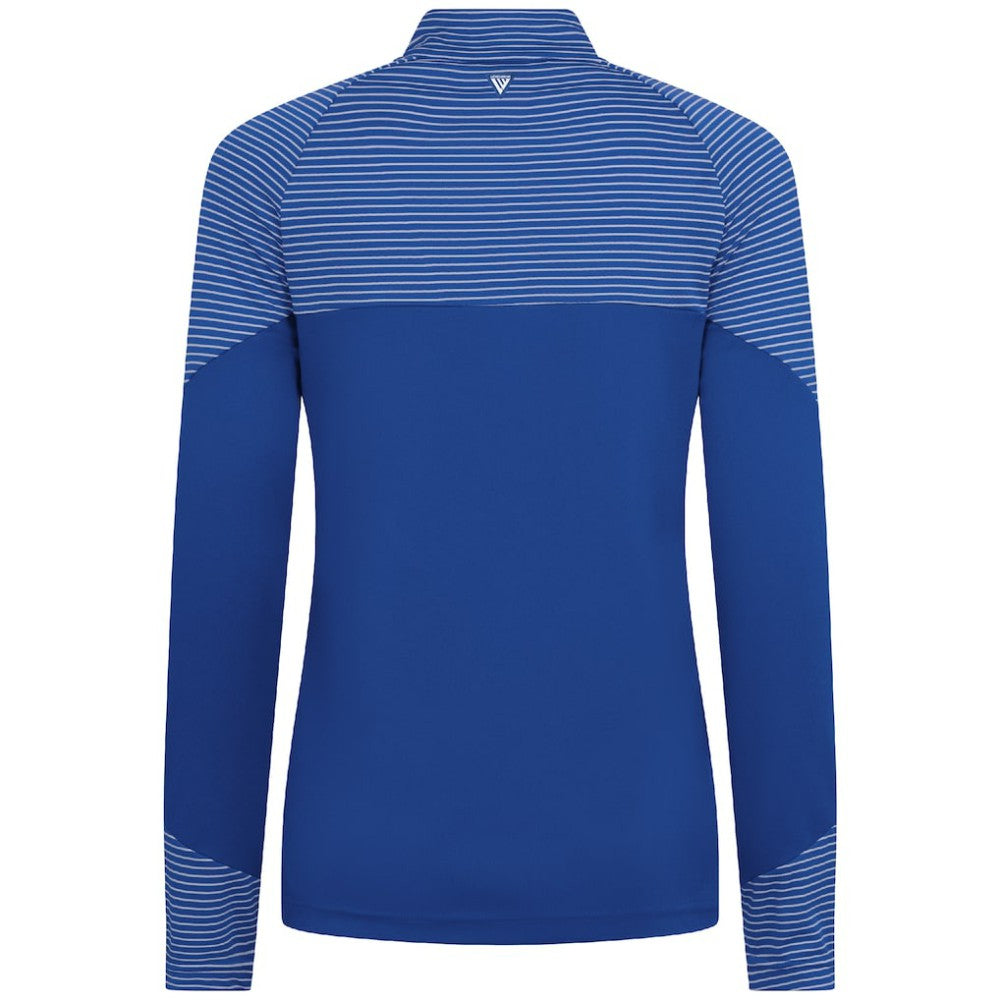 Toronto Blue Jays Levelwear Women's Classic Stripes Insignia 2.0 Raglan Quarter-Zip Top - MLB