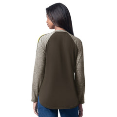 San Diego Padres G-III 4Her by Carl Banks Women's Top Dog Raglan Long Sleeve V-Neck T-Shirt - MLB
