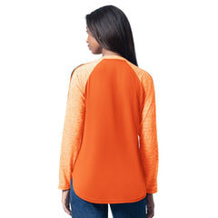 Baltimore Orioles G-III 4Her by Carl Banks Women's Top Dog Raglan Long Sleeve V-Neck T-Shirt - MLB