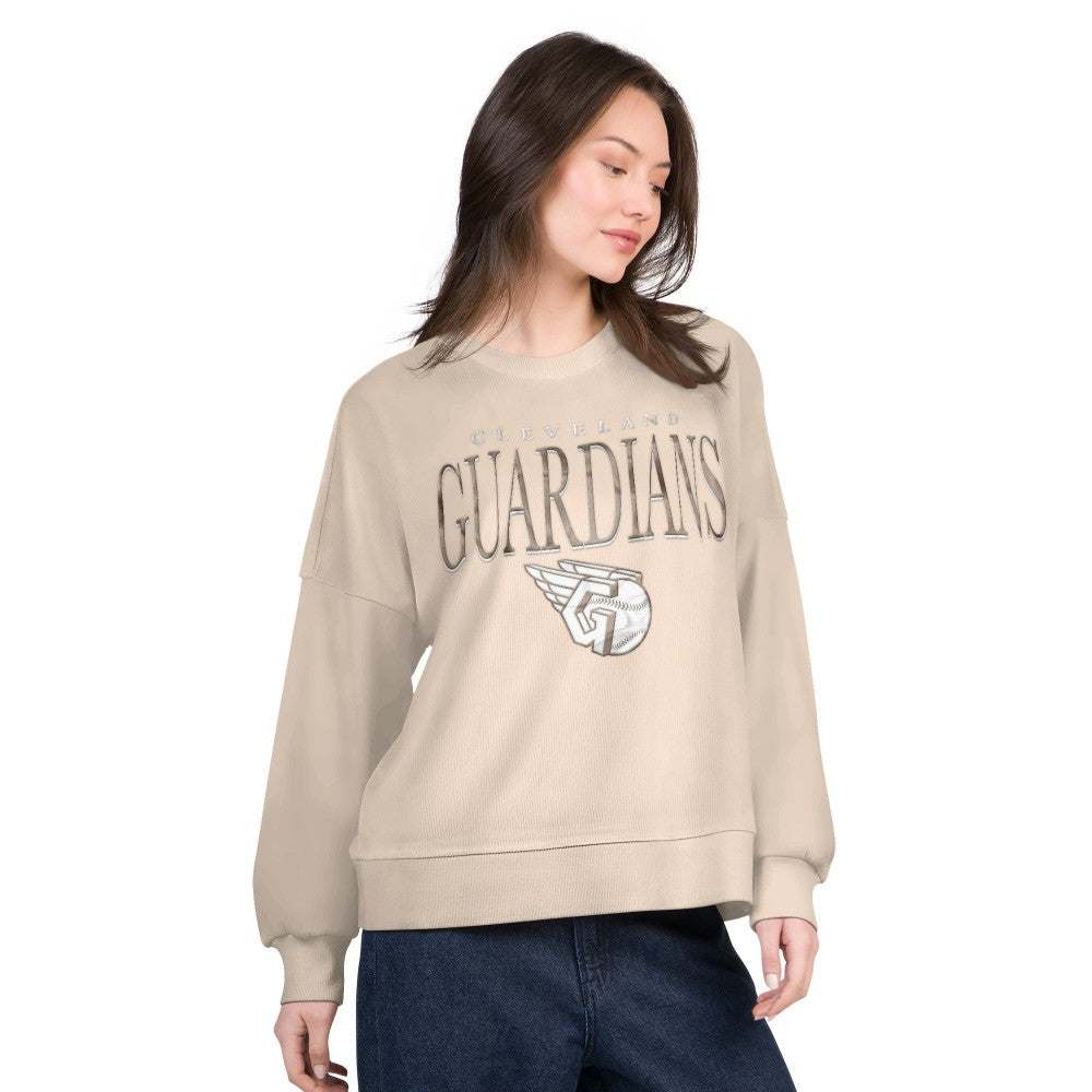 Cleveland Guardians G-III 4Her by Carl Banks Women's Oversized Vet II Sweatshirt - MLB