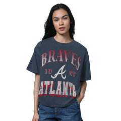 Atlanta Braves Starter Women's Oversized Hall of Fame T-Shirt - MLB