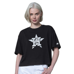 Houston Astros Starter Women's Holy Grail Boxy Cropped T-Shirt - MLB
