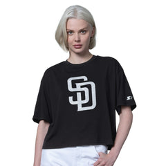 San Diego Padres Starter Women's Holy Grail Boxy Cropped T-Shirt - MLB