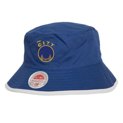 Golden State Warriors Flip It Reversible Bucket Hat Black/Blue - NBA