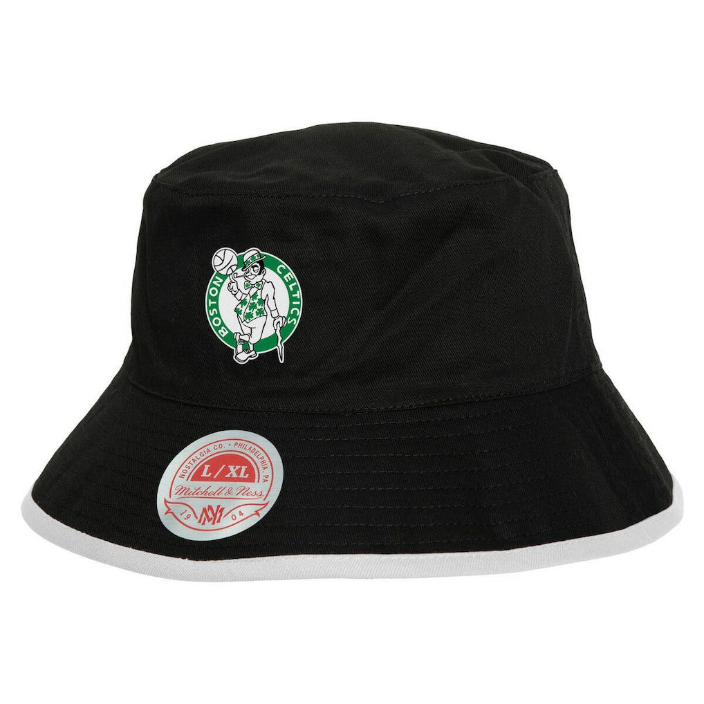 Boston Celtics Flip It Reversible Bucket Hat Black - NBA