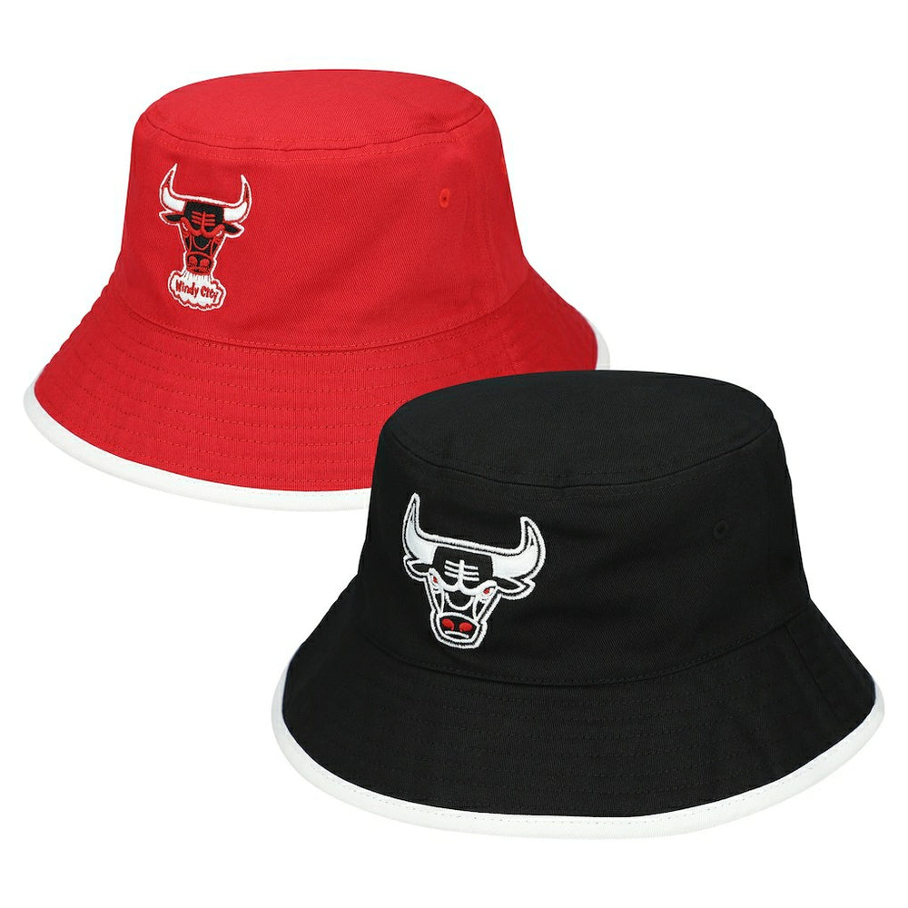 Chicago Bulls Flip It Reversible Bucket Hat Black/Red - NBA